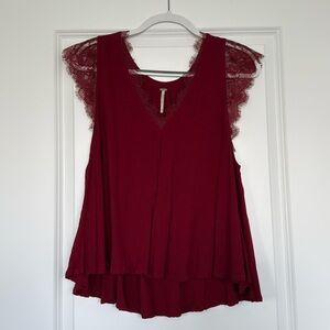 Free People lace top